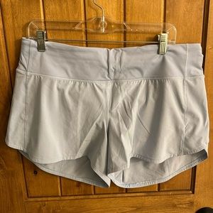 lululemon athletica speed up shorts with built in line